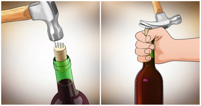Лесни начини да отворите вино без тирбушон