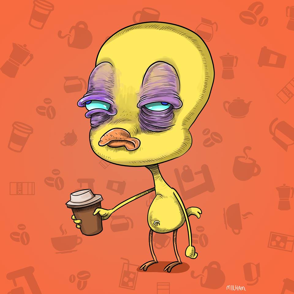 Как изглеждат анимационните герои, преди да изпият сутрешното си кафе