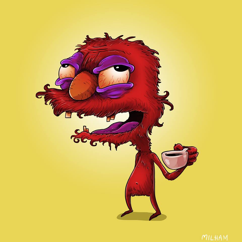 Как изглеждат анимационните герои, преди да изпият сутрешното си кафе