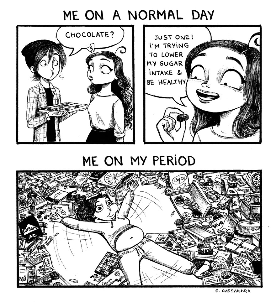 Ежедневните проблеми на жените в смешни комикси (II част)
