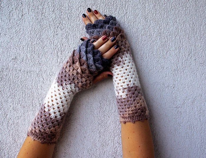 Шикозни драконови ръкавици без пръсти