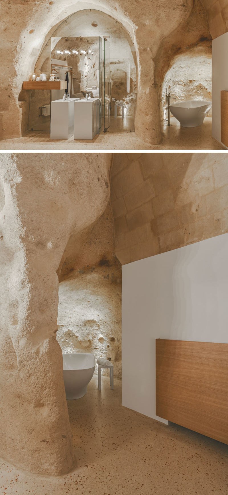 Пещера в Италия, превърната в стилен хотел