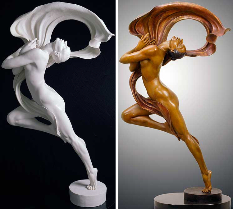 Изключителни скулптури, които съчетават емоция и движение