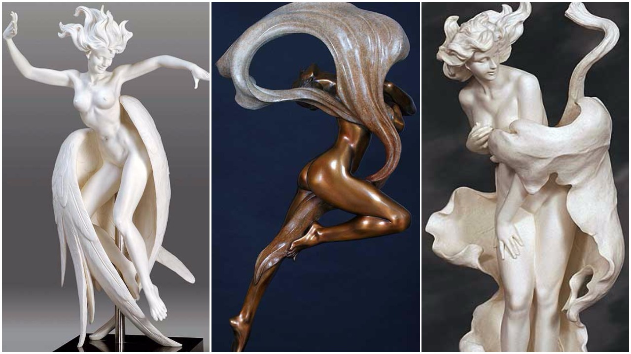 Изключителни скулптури, които съчетават емоция и движение