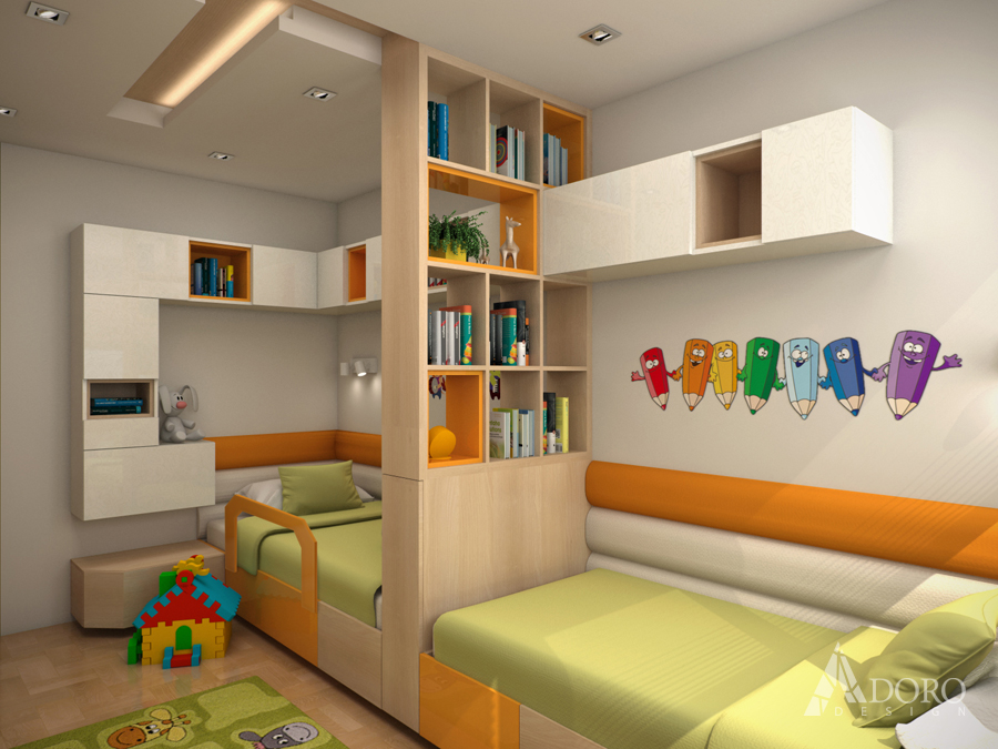 Цветна стая за две деца във Варна