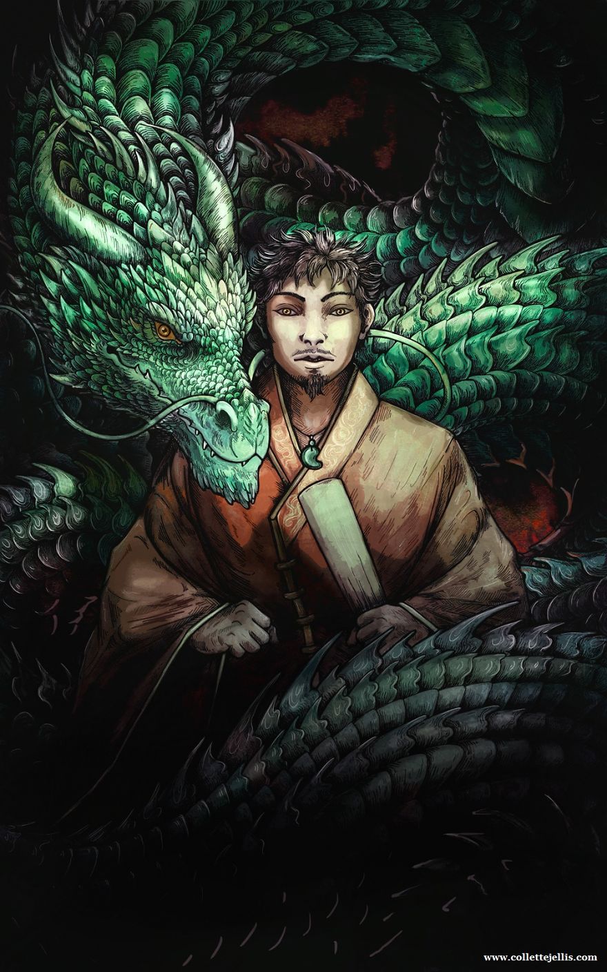 Митични дракони в прекрасни илюстрации