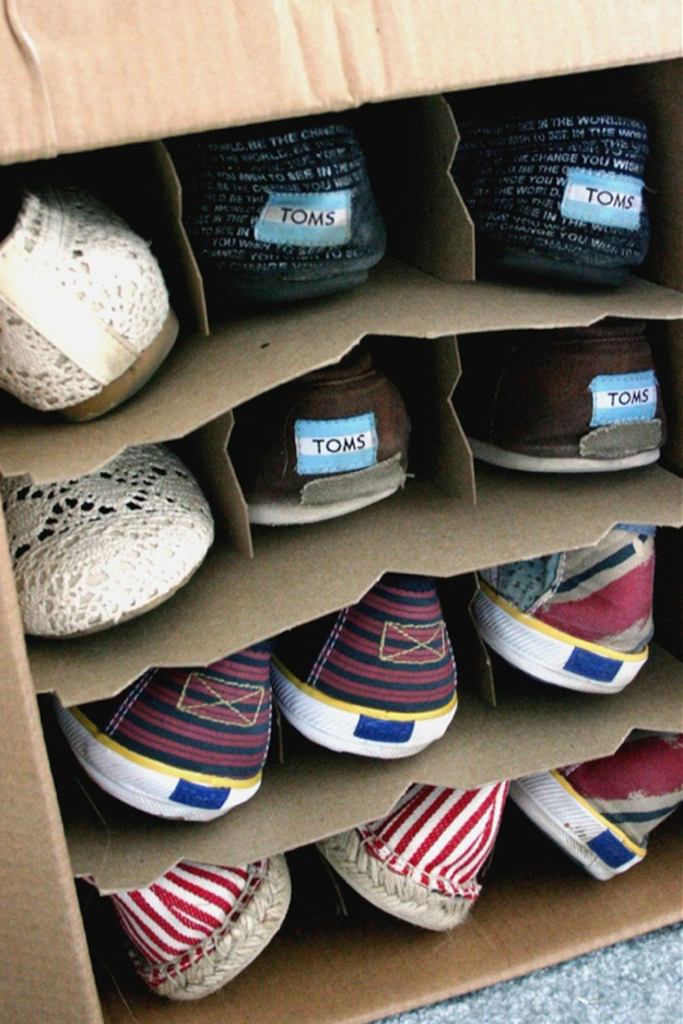 25 практични начина за съхранение на обувките вкъщи