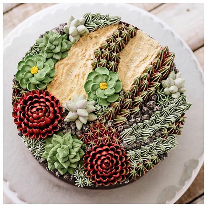 Уникални торти, покрити с "бурна растителност"