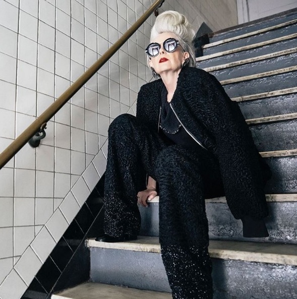 63-годишна дама, която случайно се превърна в модна икона