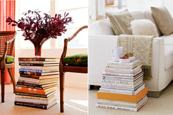 Модерен декор на дома с книги