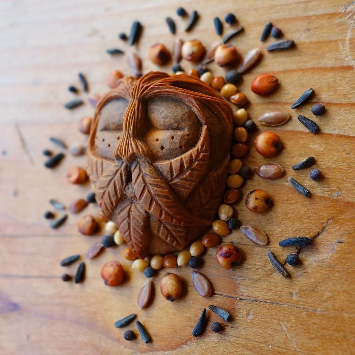 Прекрасни миниатюри от костилки на авокадо