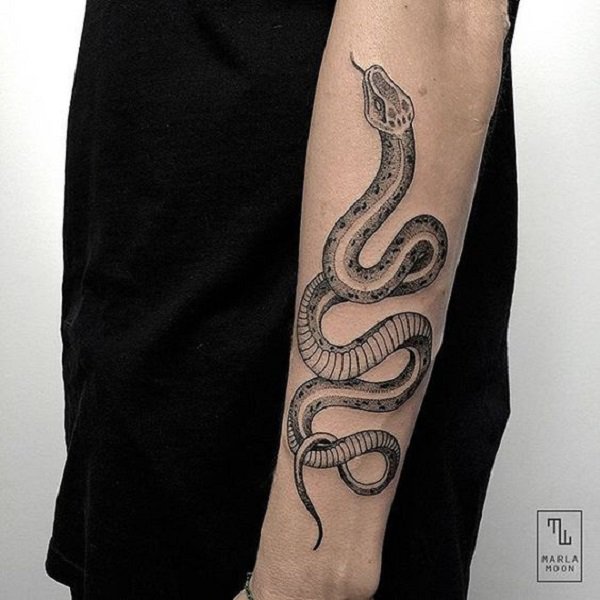 60 шикозни татуировки със змия