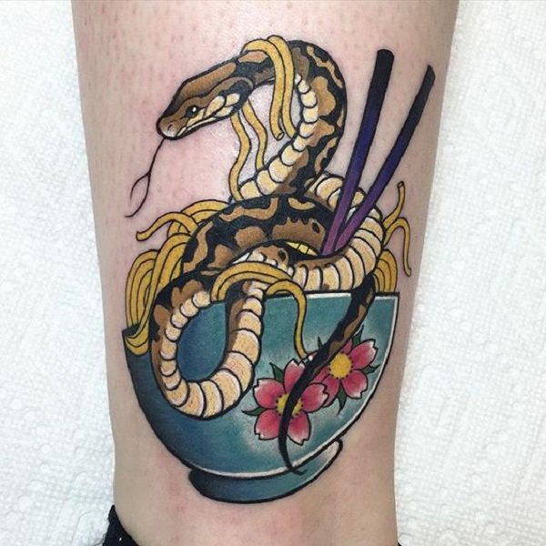 60 шикозни татуировки със змия