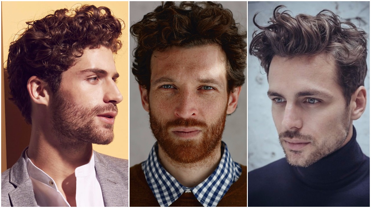 Прически за мъжете с къдрави коси