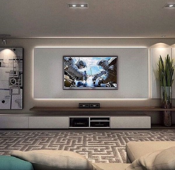 50 шик идеи за стени с телевизор