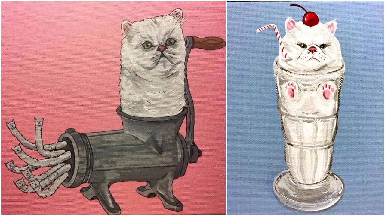 Най-шантавите рисунки на котки, които някога сте виждали