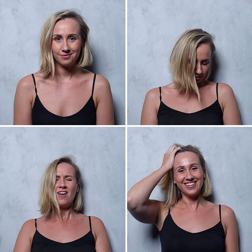 Фотограф "улавя" женското лице преди, по време и след оргазъм