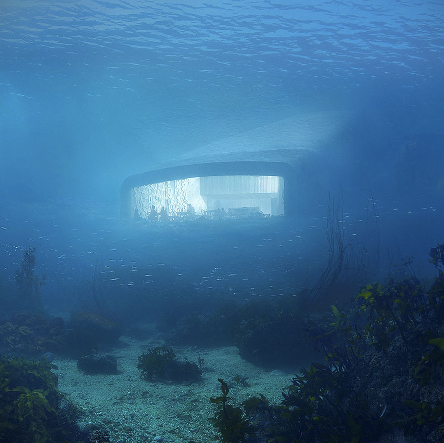 Първият подводен ресторант в Европа - едно удивително място