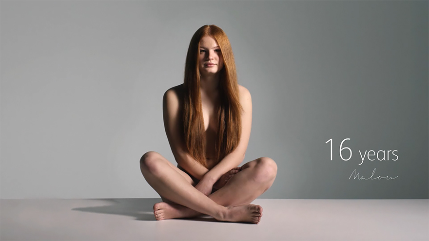 Видео показва как се променя женската кожа с годините