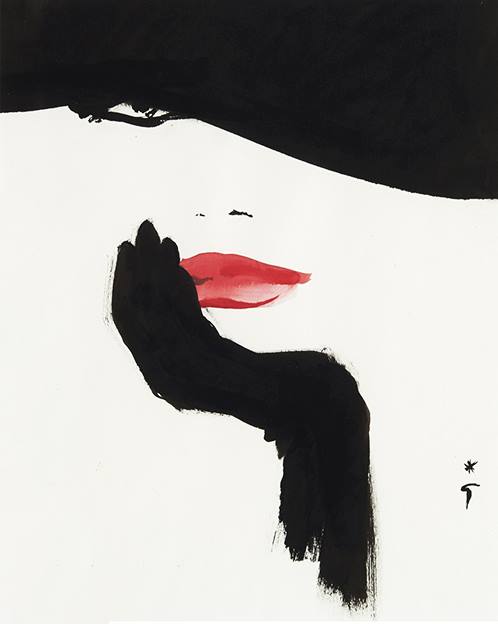Брилянтните модни илюстрации на Рене Грюо