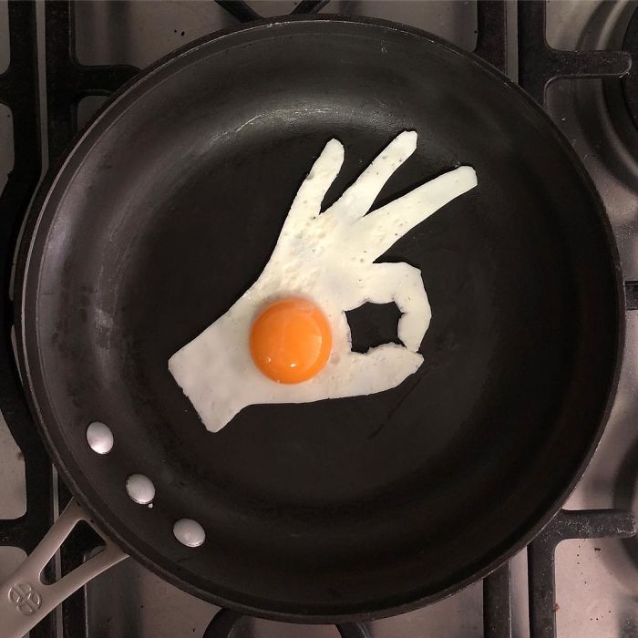 Перфектна закуска, "нарисувана" с яйца