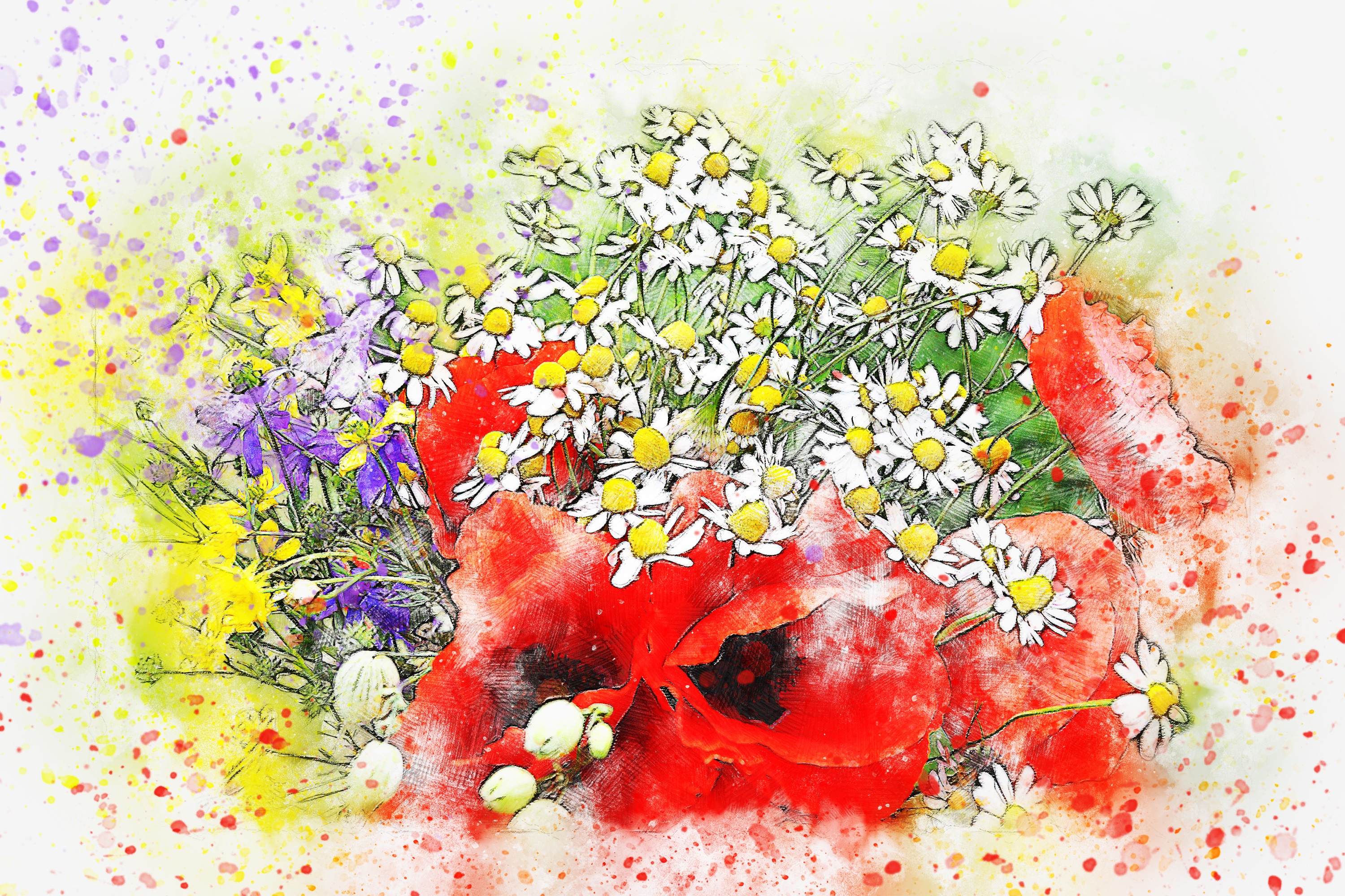 Великолепни илюстрации с цветя