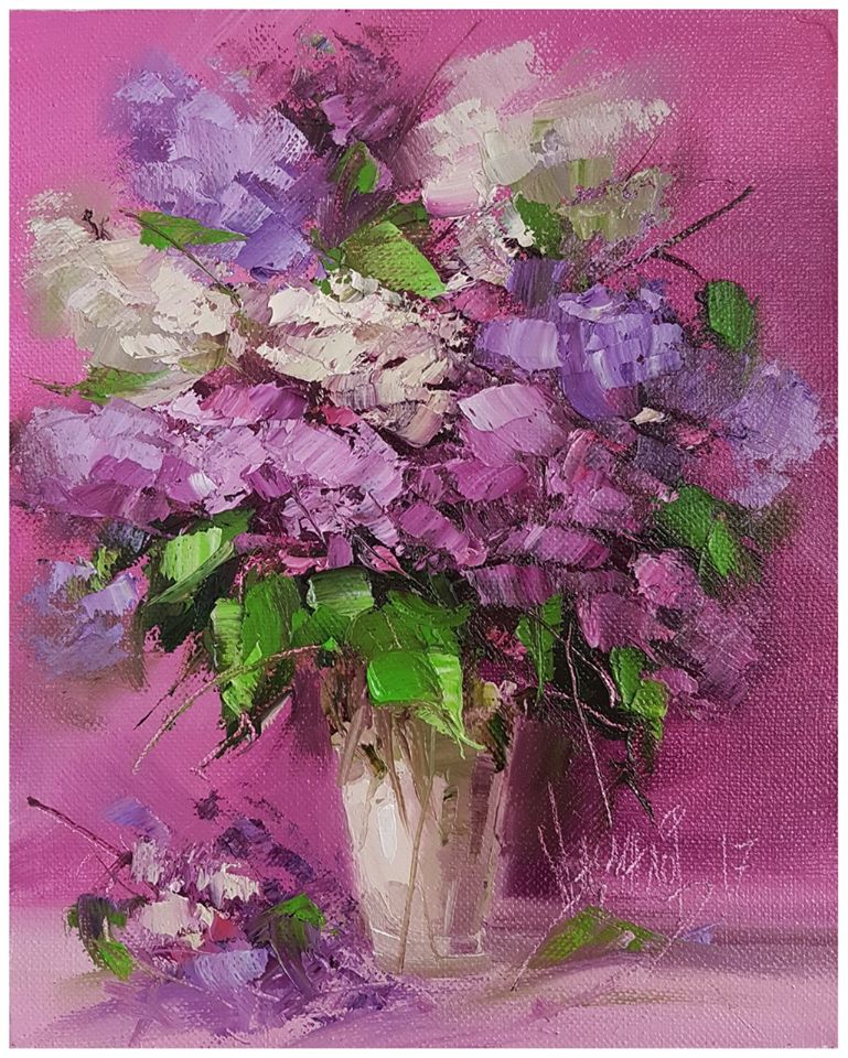 Уханните натюрморти с цветя на  Иван Даскалов