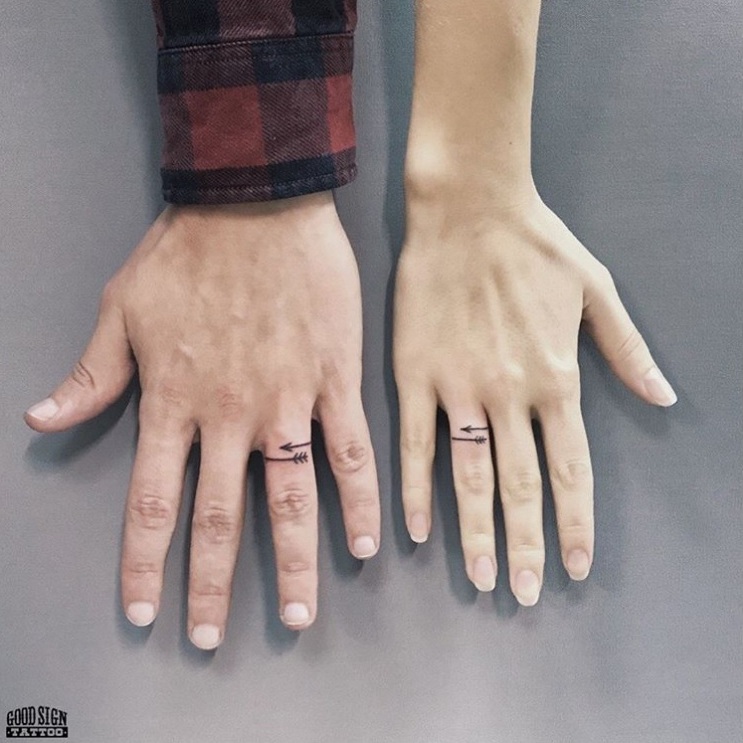 Супер яки татуировки за пръстите