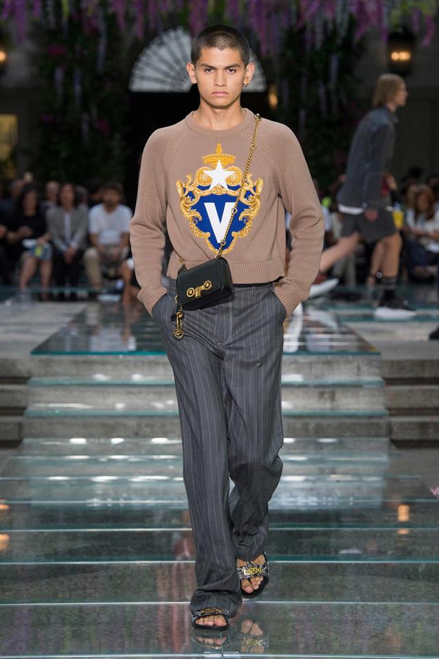 Versace: мъжка мода за пролет-лято 2019