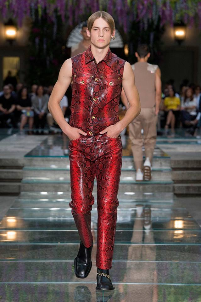 Versace: мъжка мода за пролет-лято 2019