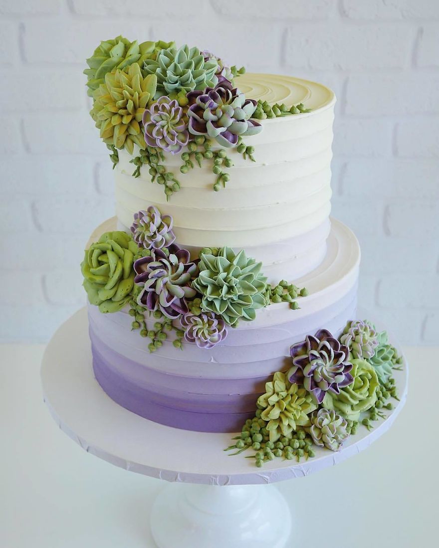 Зашеметяващи торти като цветна градина