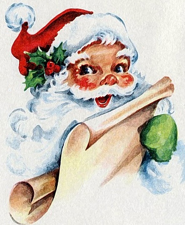 Сладки илюстрации с Дядо Коледа