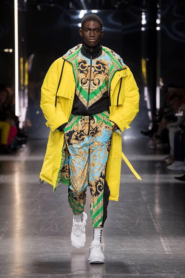 Versace: мъжка мода за есен-зима 2019/2020