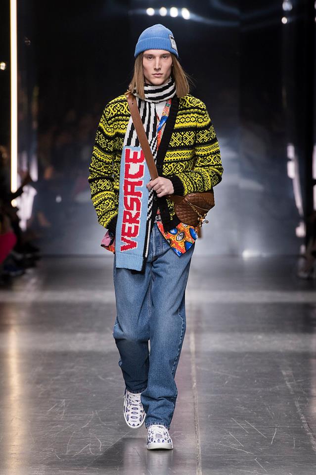 Versace: мъжка мода за есен-зима 2019/2020
