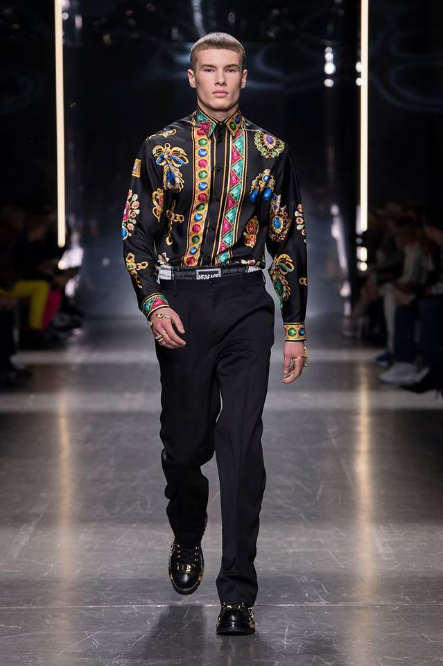 Versace: мъжка мода за есен-зима 2019/2020