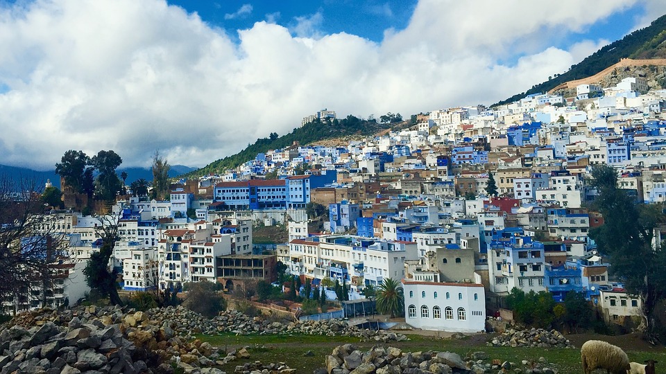Синият град на Мароко