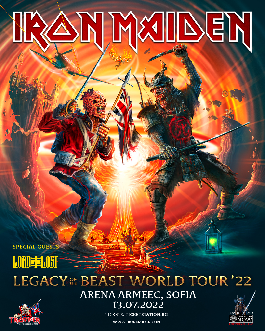 Iron Maiden идват за грандиозно шоу на 13 юли в „Арена Армеец“