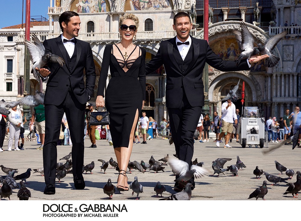 Шарън Стоун и Dolce & Gabbana в една опияняваща кампания във Венеция