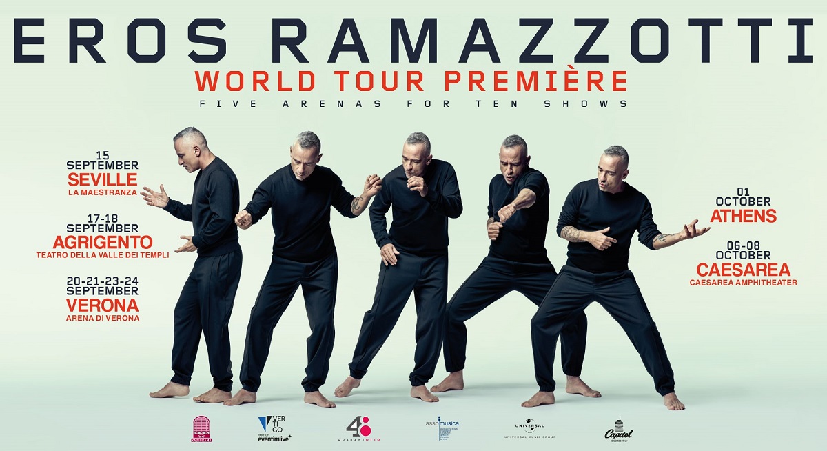 Грандиозен старт бележи световното турне на Ерос Рамацоти