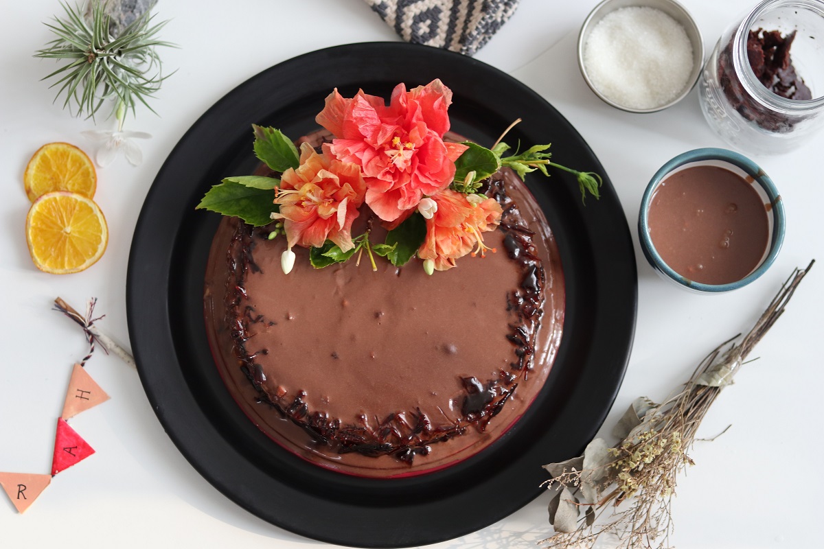 Шоколадова торта с ром и маскарпоне 