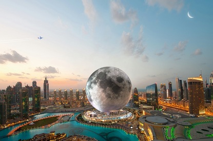 Гигантският лунен хотел, който може да бъде построен в Дубай