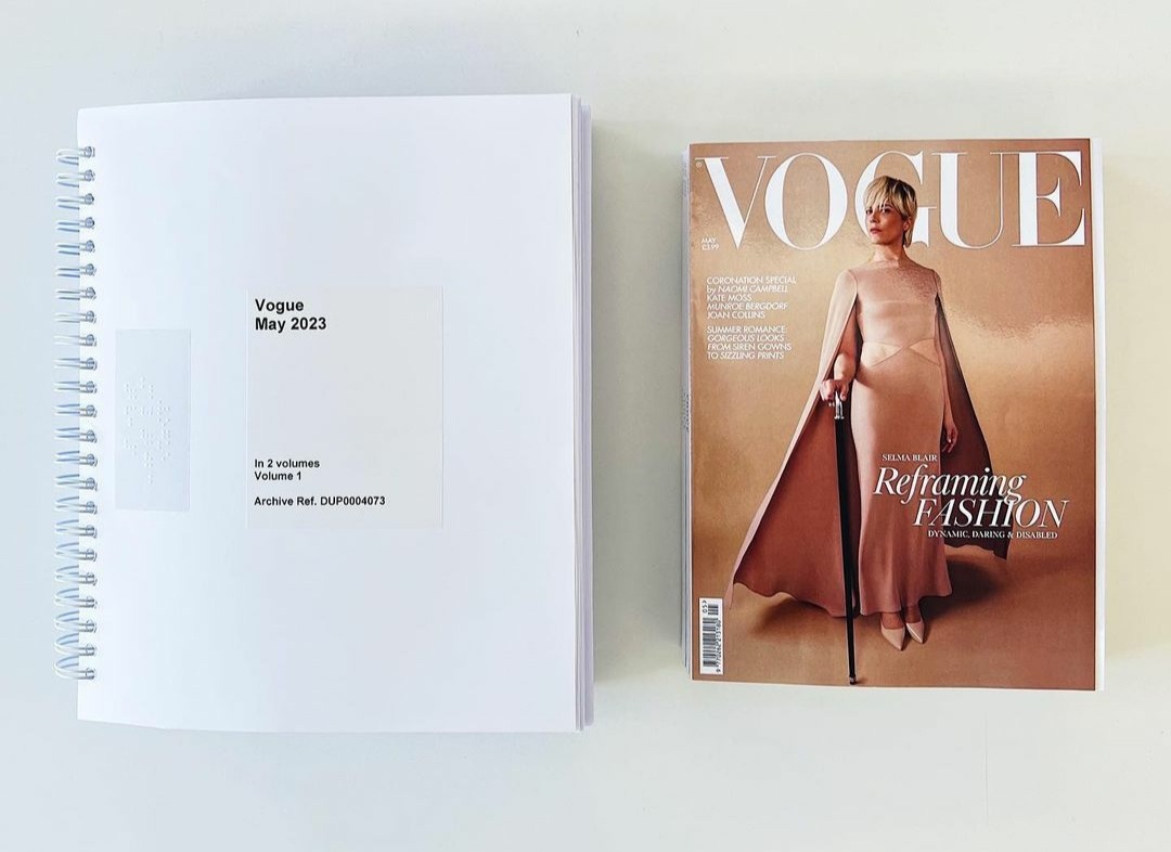 Британският Vogue пусна брайлово издание на списанието за първи път в 107-годишната си история