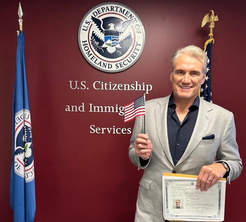 Долф Лундгрен стана официално американски гражданин