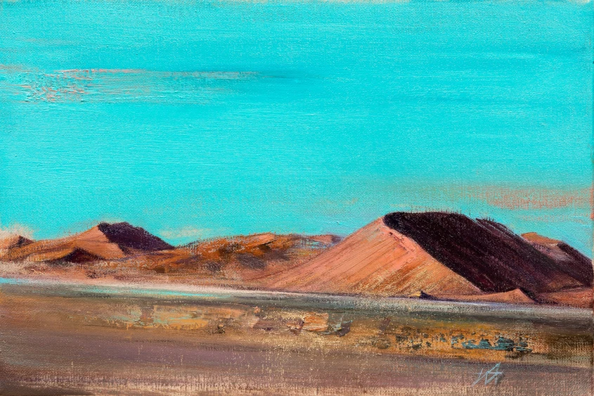 Арт Галерия Le Papillon представя  Десислава Минчева с "НАМИБ Пясъци - небе" изложба живопис