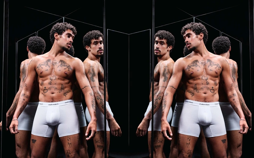 Съблазнителен минимализъм: Кампанията на Bad Bunny за Calvin Klein