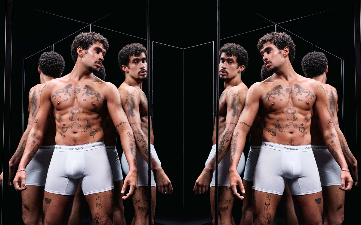 Съблазнителен минимализъм: Кампанията на Bad Bunny за Calvin Klein