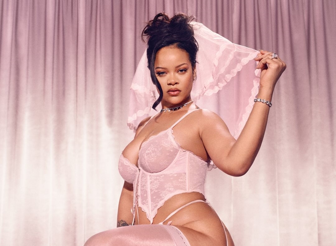 Риана участва в най-новата булчинска кампания на Savage X Fenty