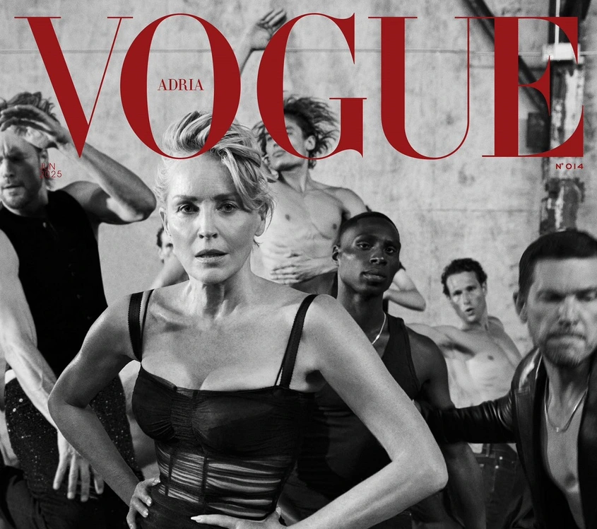 Шарън Стоун за Vogue Adria: За времето, което не може да я докосне, за силата, която никога не избледнява
