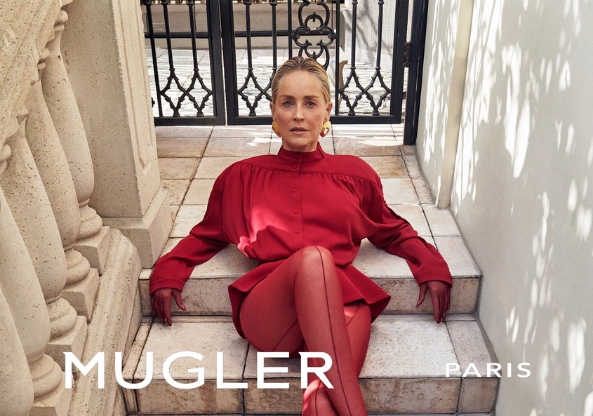 Шарън Стоун начело на най-новата кампания на Mugler