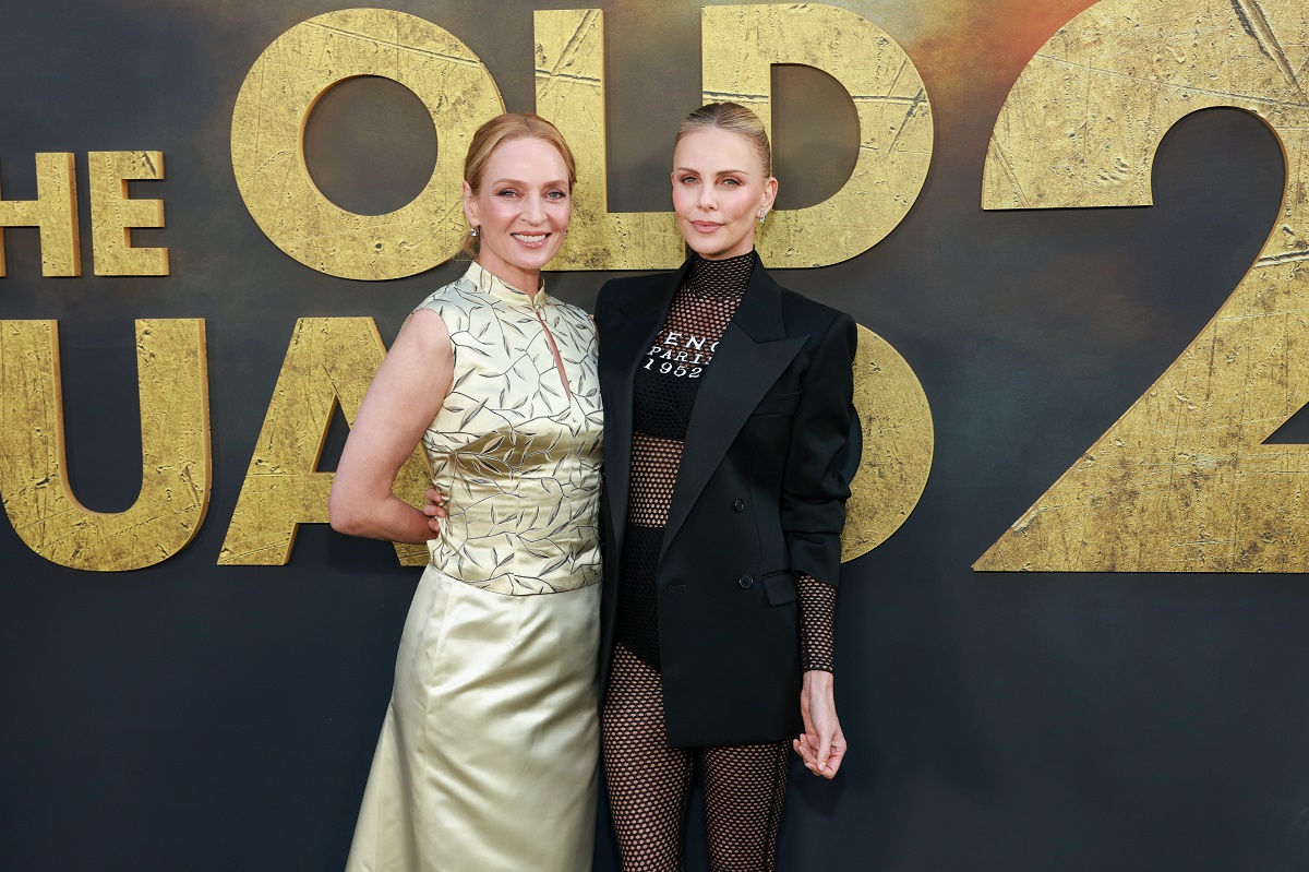 Чарлийз Терон & Ума Търман на премиерата на филма "The Old Guard 2"